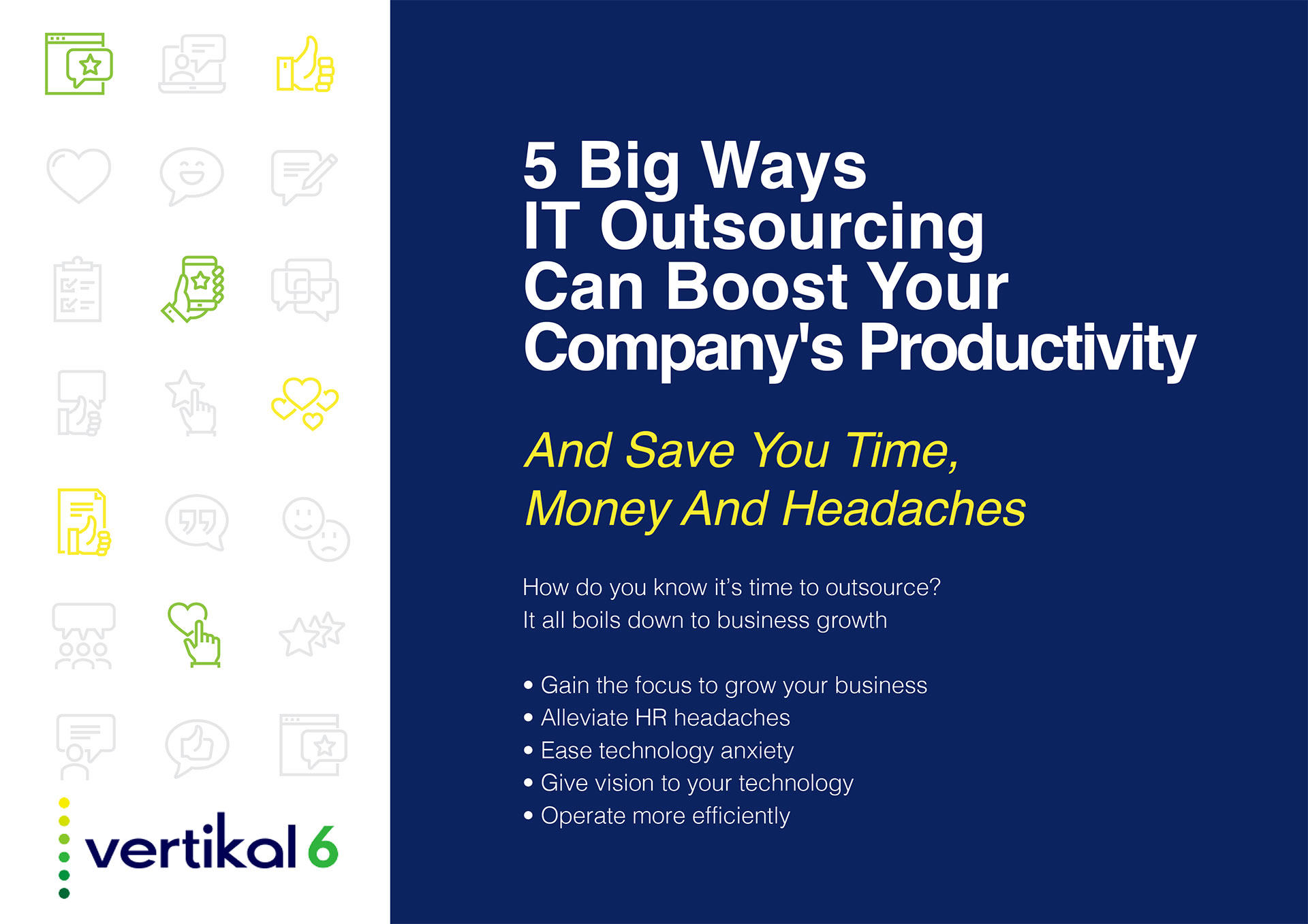 5 Big Ways IT Outsourcing Can Boost Your Company's Productivity