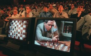 1996 IBM Deep Blue computer beats Chess champion, Garry Kasparov