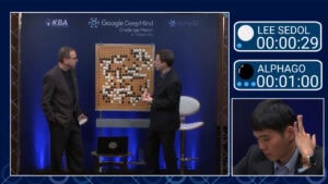 2016 Google Alphago beats Go champion Lee Sedol - twice