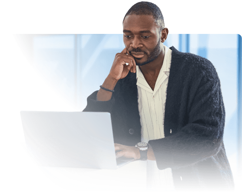Man on laptop